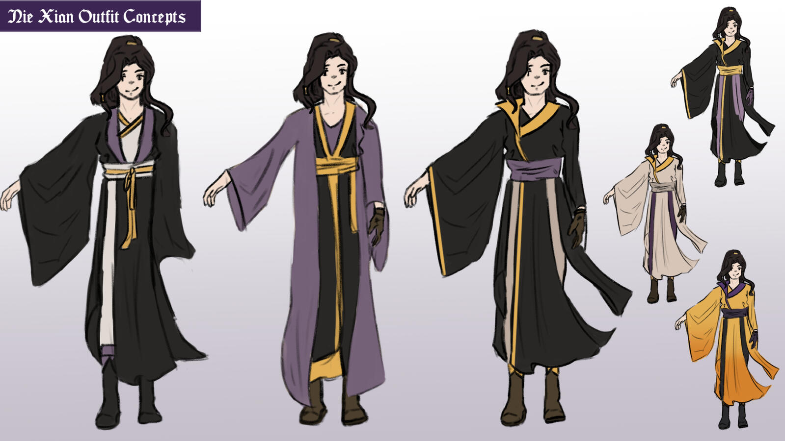 Nie Xian outfit concepts